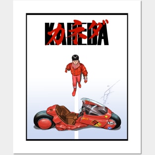 Kaneda カネダ with BG Posters and Art